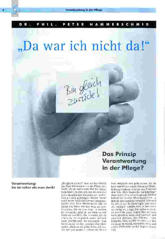 Vorschauseite 1: Da war ich nicht da