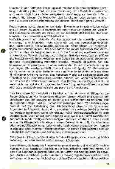 Vorschauseite 4: Chancen und Schwierigkeiten der aktivierenden Pflege älterer Menschen