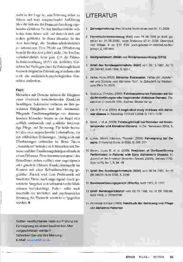 Vorschauseite 5: Stop autofahren mit Demenz?
