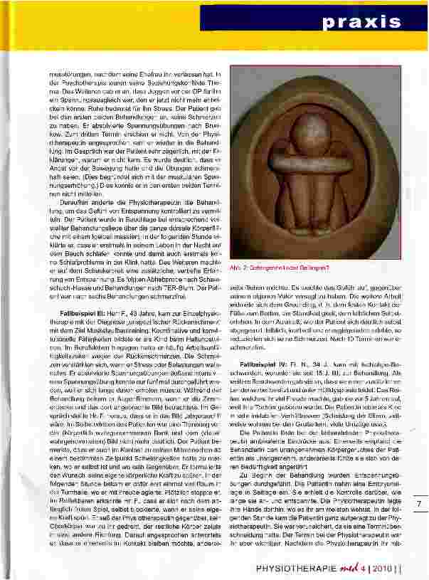 Vorschauseite 3: Psychosomatik der LBH-Region Fallbeispiele aus der PT-Praxis