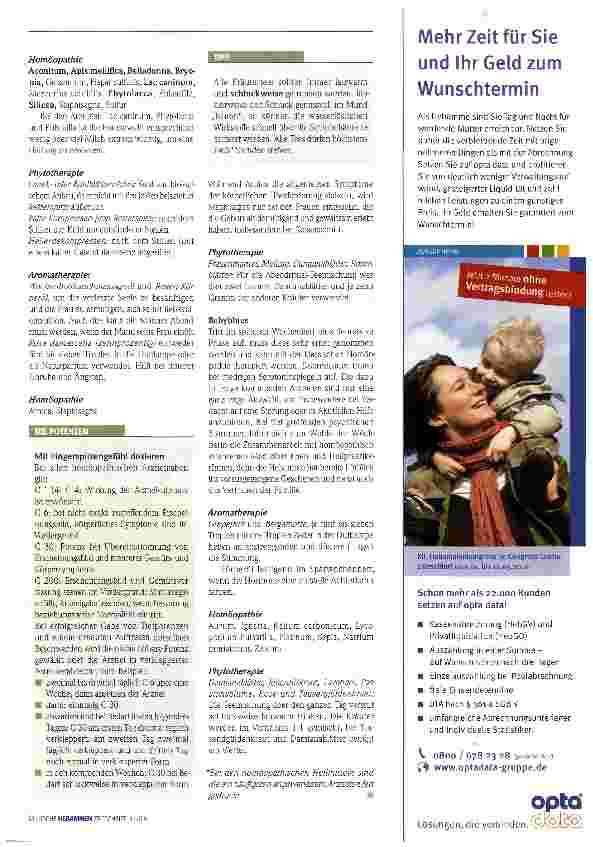 Vorschauseite 4: Naturheilkunde für die ersten Wochen