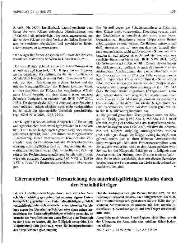 Vorschauseite 1: Elternunterhalt — Heranziehung des unterhaltspflichtigen Kindes durchden Sozialhilfeträger