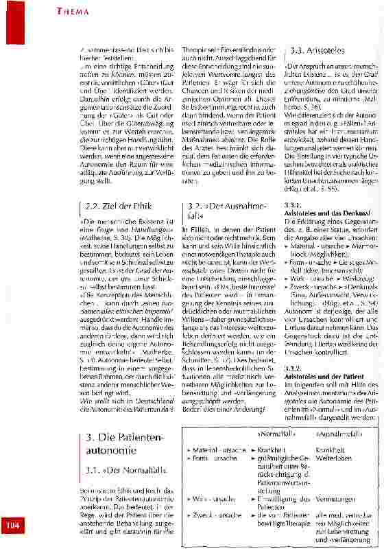 Vorschauseite 3: Die ethische Analyse einer Patientenverfügung