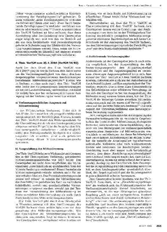 Vorschauseite 4: Grund und Grenzen der Mitbestimmung im öffentlichen Dienst