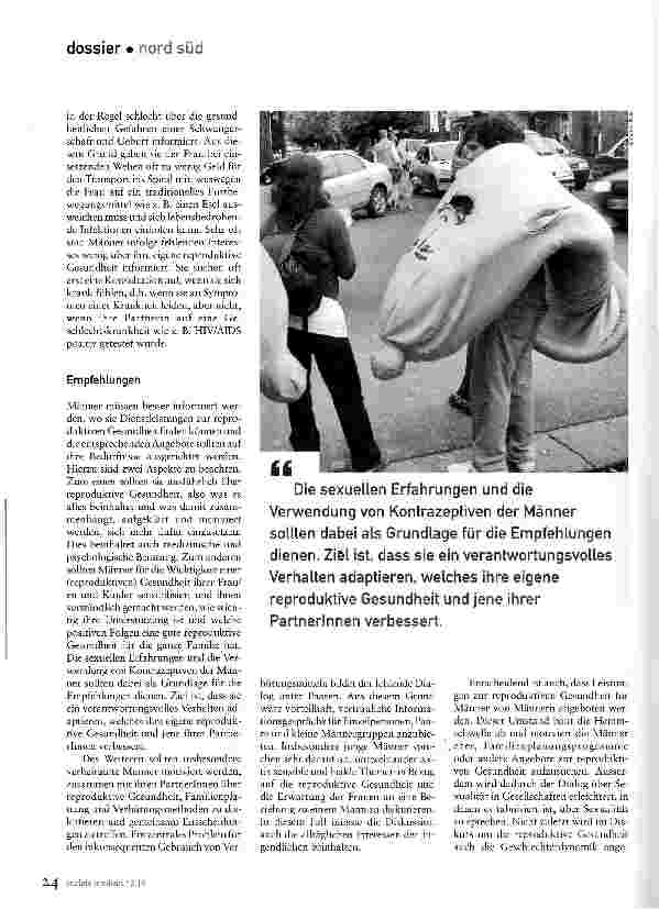 Vorschauseite 4: Familienplanung: Jugendliche und Männer sind das A und O