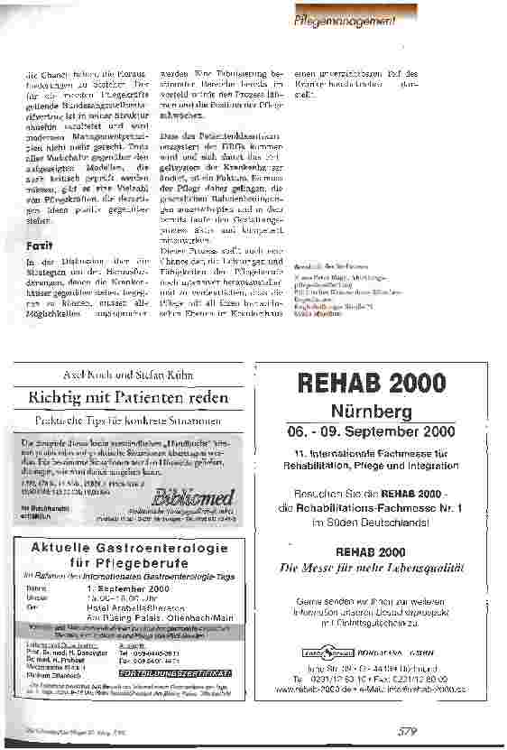 Vorschauseite 4: Diagnosis Related Groups (DRGs) bestimmen auch die Pflege Neue Krankenhausfinanzierung