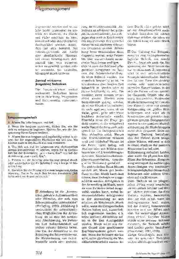 Vorschauseite 6: Schmerz als pflegerischer Kompetenzbereich?!