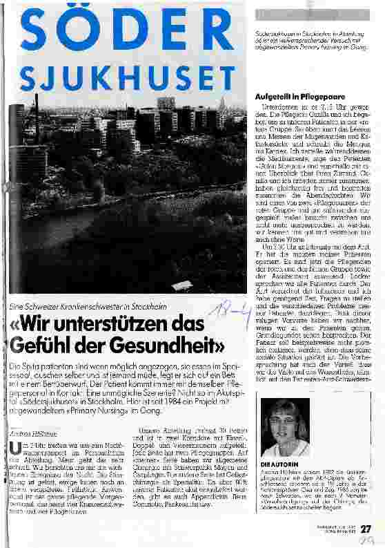 Vorschauseite 1: Wir unterstützen das Gefühl der Gesundheit
