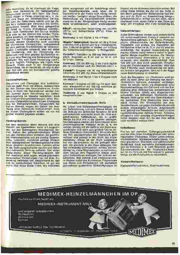Vorschauseite 3: Kleine Arzneimittelkunde für die Schwester 40. Folge: VIII Medikamente mit Wirkung am Verdauungstrakt