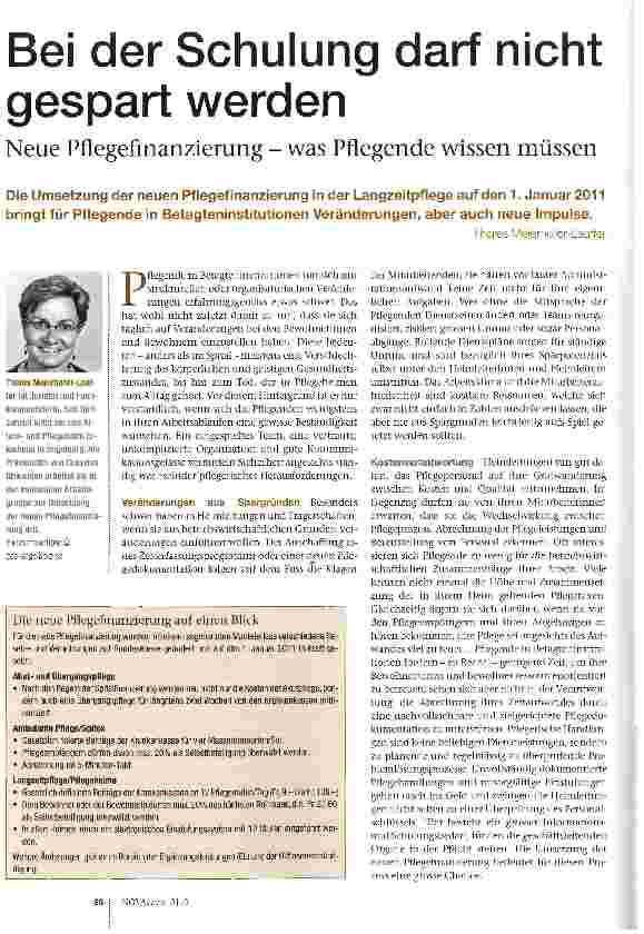 Vorschauseite 1: Bei der Schulung darf nicht gespart werden