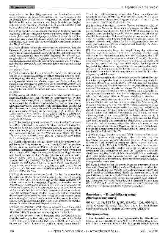 Vorschauseite 3: Kündigungsfristen nach §622 BGB - Anrechnung von Zeiten vor Vollendung des 25. Lebensjahres