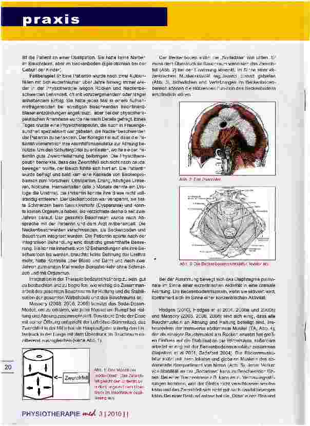 Vorschauseite 2: Integration des Beckenbodens Bedeutung für die physiotherapeutische Behandlun