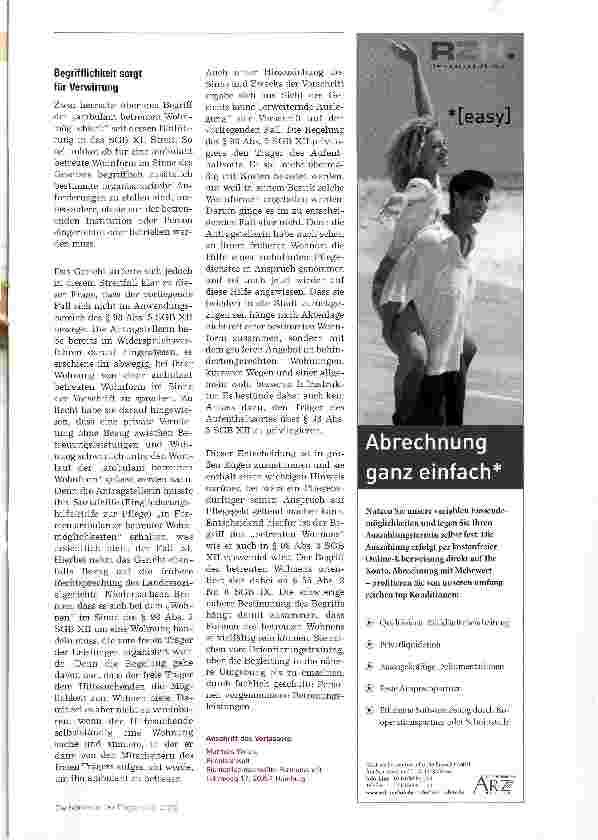 Vorschauseite 2: Ambulant betreutes Wohnen