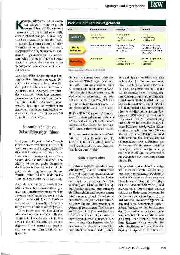 Vorschauseite 2: Marketingmacht Internet-Blogs