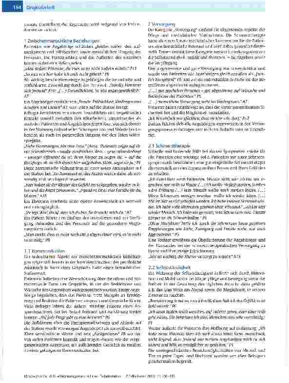 Vorschauseite 5: Qualitätsmanagement auf einer Palliativstation welchen Beitrag können qualitative Interviews mit Patienten und ihren Angehörigen leisten?