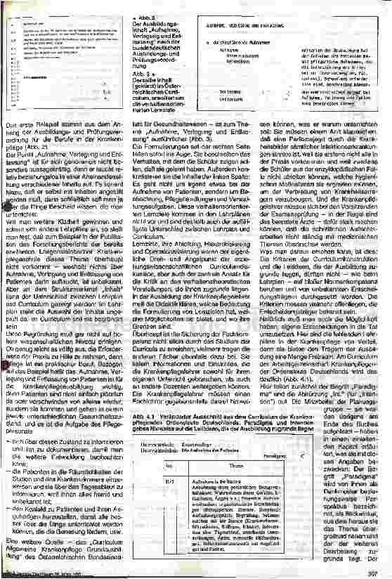 Vorschauseite 3: Aufgaben der Curriculumforschung und -entwicklung in der Lehrerausbildung für Pflegeberufe