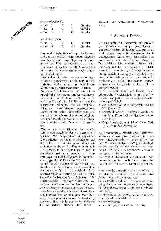 Vorschauseite 2: Akzidentelle Hypothermie Präklinisches und klinisches Management