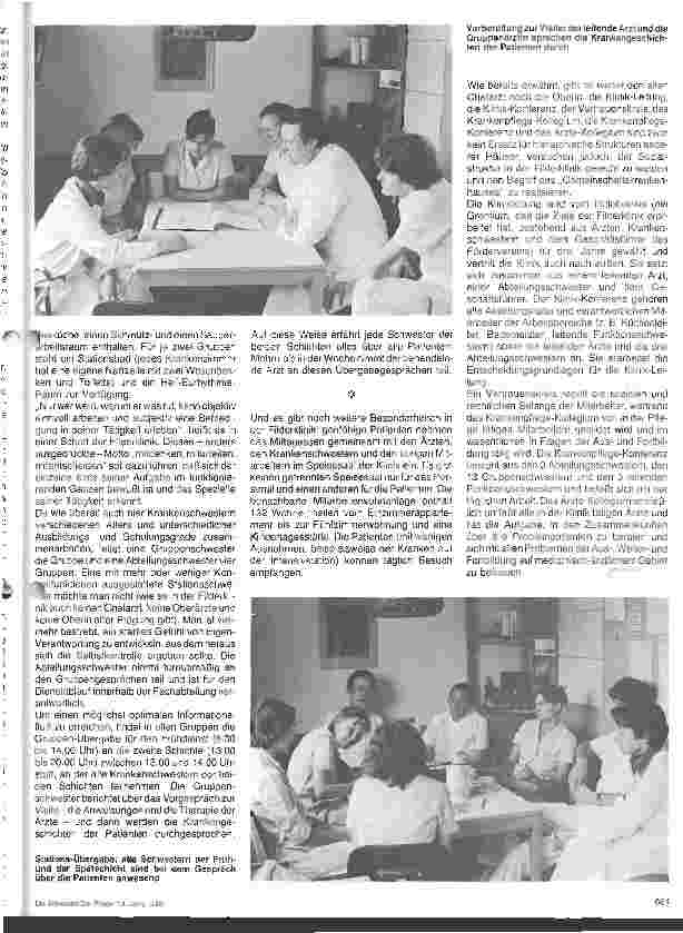 Vorschauseite 4: Mitdenken - Miturteilen - Mitentscheiden Besuch im Gemeinschaftskrankenhaus Filderklinik