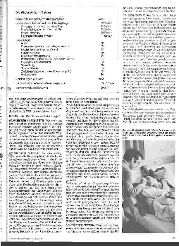 Vorschauseite 6: Mitdenken - Miturteilen - Mitentscheiden Besuch im Gemeinschaftskrankenhaus Filderklinik