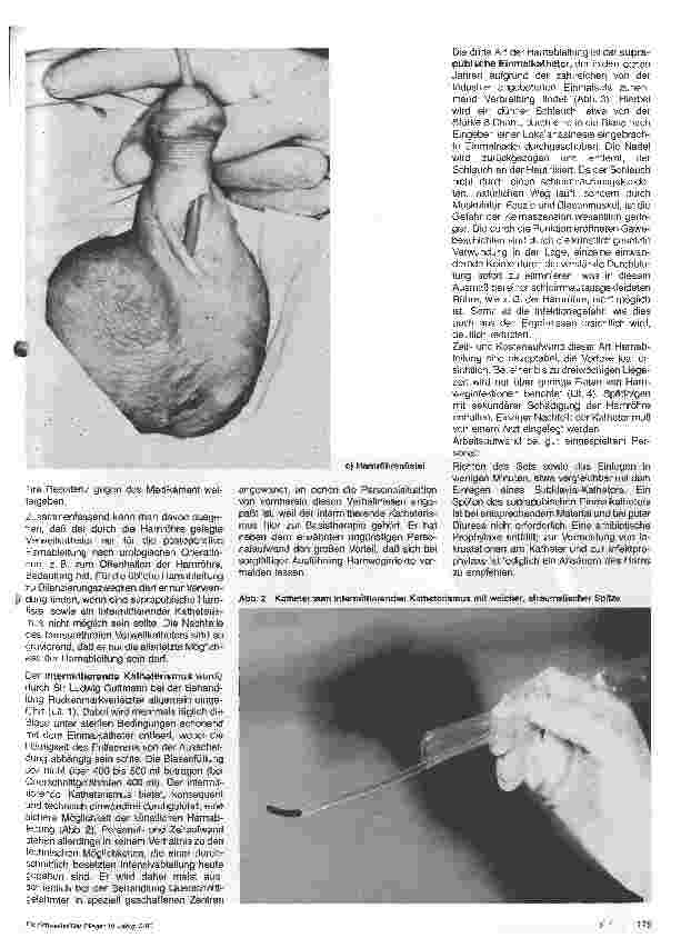 Vorschauseite 2: Probleme der Harnableitung in der Intensivmedizin Aus der Urologischen Abteilung der Unfallklinik München