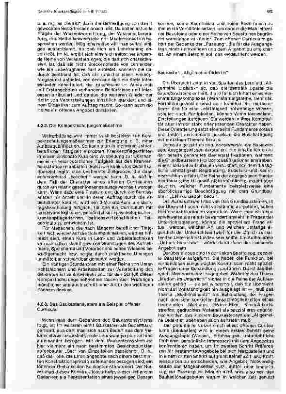 Vorschauseite 6: Weiterbildung in der Krankenpflege