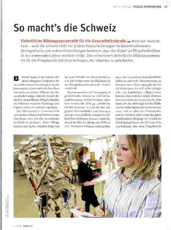 Vorschauseite 1: So macht es die Schweiz
