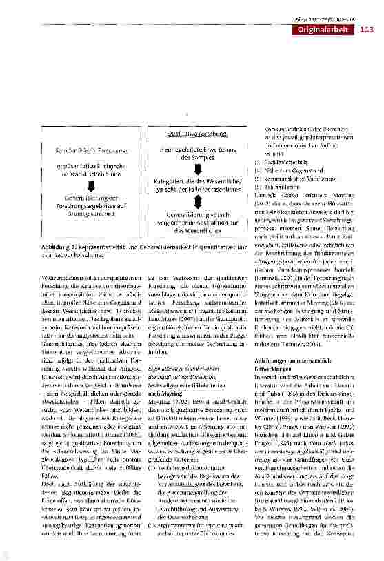 Vorschauseite 5: Der Diskurs zu den Gütekriterien der qualitativen Forschung