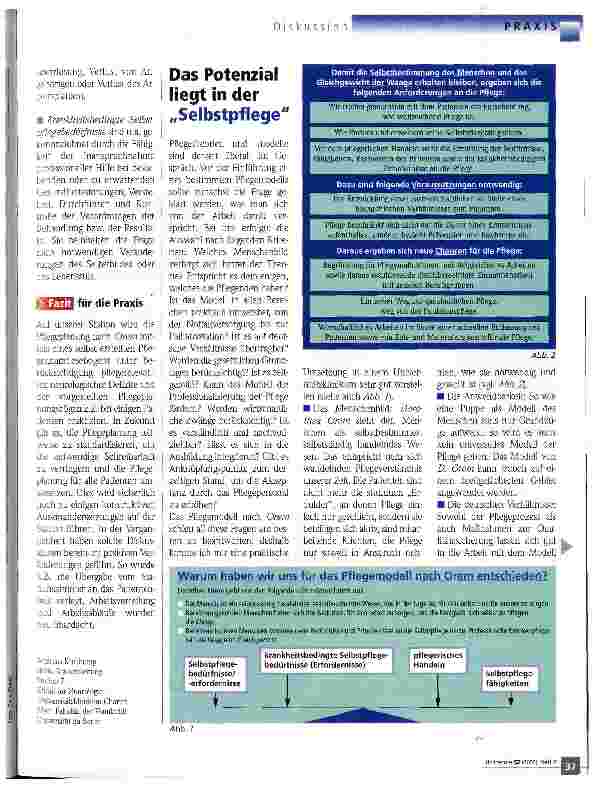 Vorschauseite 2: Pflegen nach Dorothea Orem