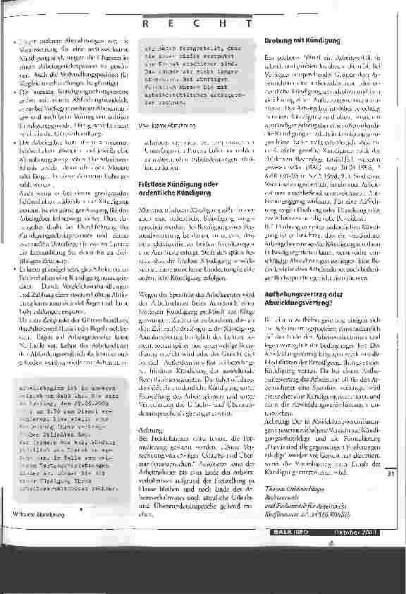 Vorschauseite 2: Kündigung oder Abmahnung Expertentipp: Genaue Abwägung schützt vor bösen Überraschungen und finanziellen Einbußen