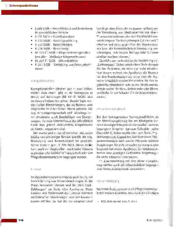 Vorschauseite 3: Compliance - Die Einhaltung von Verhaltensregeln im Gesundheitsdienst