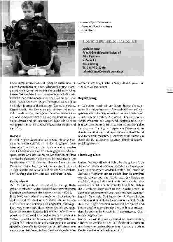 Vorschauseite 2: Rollstuhl, Joystick, Tooor!