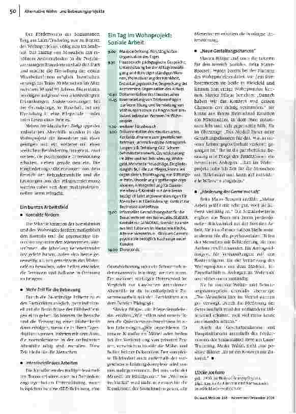 Vorschauseite 3: Ein besonderes Arbeitsfeld