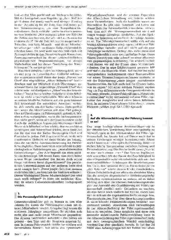 Vorschauseite 2: Junge Chefs und ältere Mitarbeiter-kann das gut gehen?