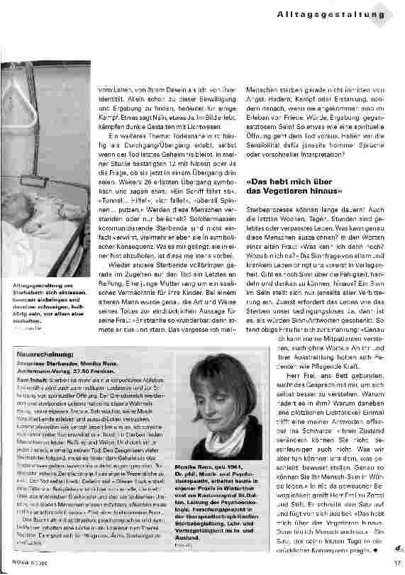 Vorschauseite 2: Alltag bei Sterbenden