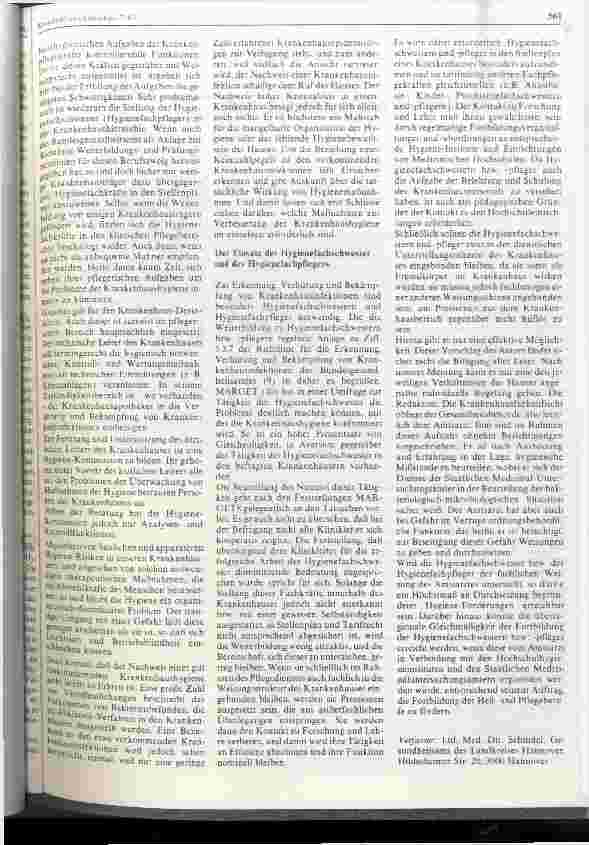 Vorschauseite 3: Zur Organisation der Krankenhaushygiene