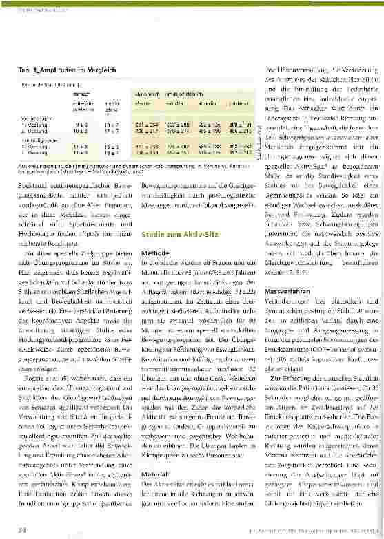 Vorschauseite 2: Gruppentherapeutisches Bewegungsprogramm