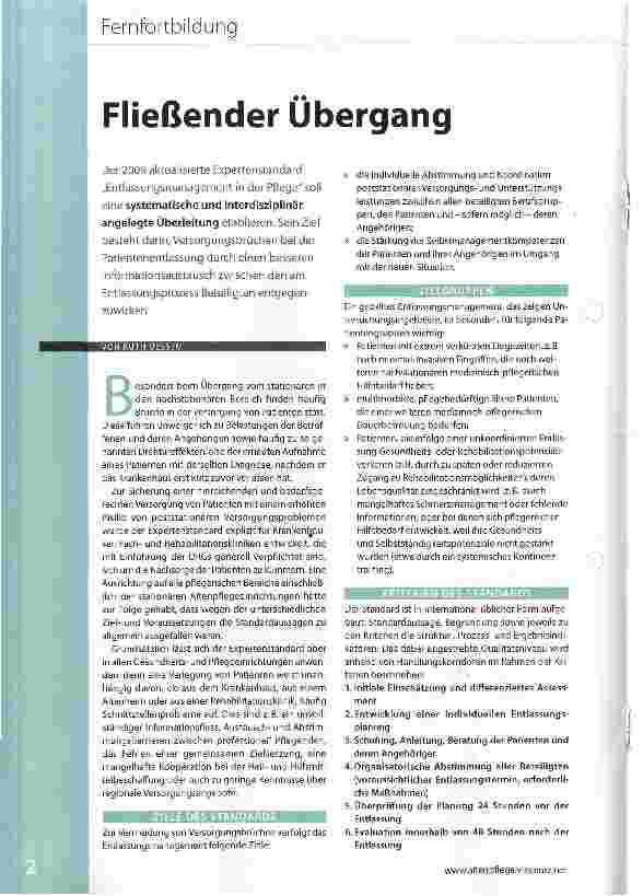 Vorschauseite 1: Fließender Übergang