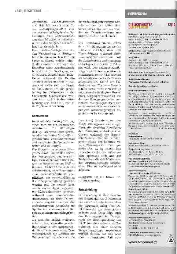 Vorschauseite 2: DienstplanngestaltungDas Direktionsrecht hat auch Grenzen