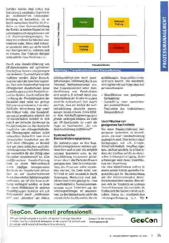 Vorschauseite 2: Grenzen der Standardisierung