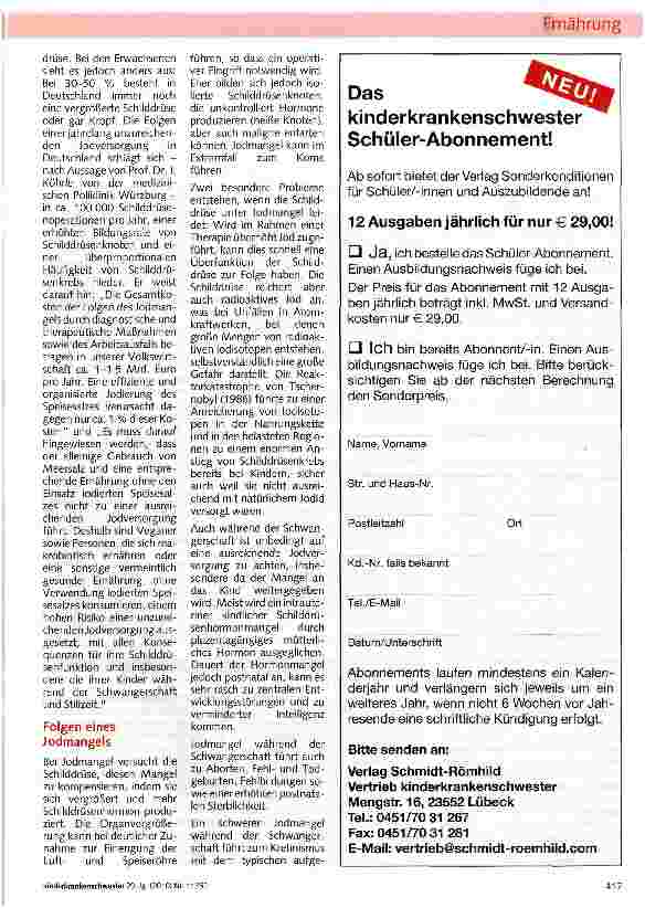 Vorschauseite 2: Vorsicht Gerüchteküche: Unser Körper braucht jodiertes Salz!