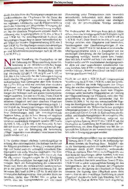 Vorschauseite 2: Keine häusliche Pflege nach § 77 SGB XI durch Angehörige und Ehegatten