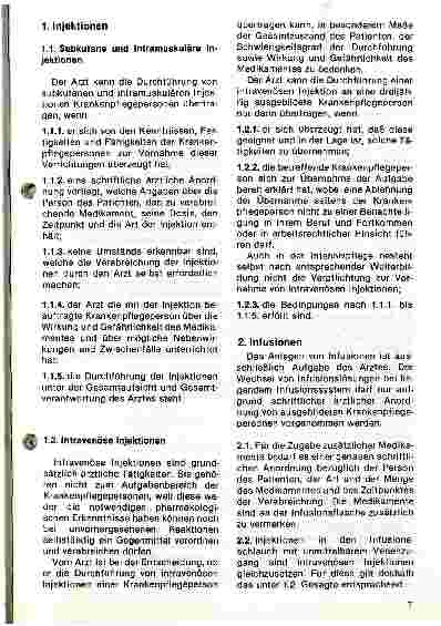 Vorschauseite 2: Injektionen, Infusionen, Transfusionen und Blutentnahmen durch das Krankenpflegepersonal