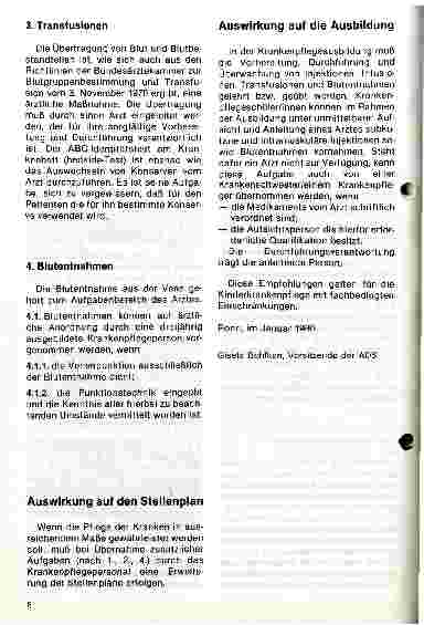 Vorschauseite 3: Injektionen, Infusionen, Transfusionen und Blutentnahmen durch das Krankenpflegepersonal