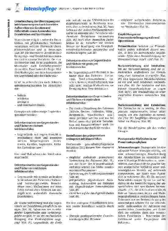 Vorschauseite 5: Hygiene in der Intensivpflege - Sinnvolle und nicht sinnvolle Präventionsmaßnahmen von Pneumonien