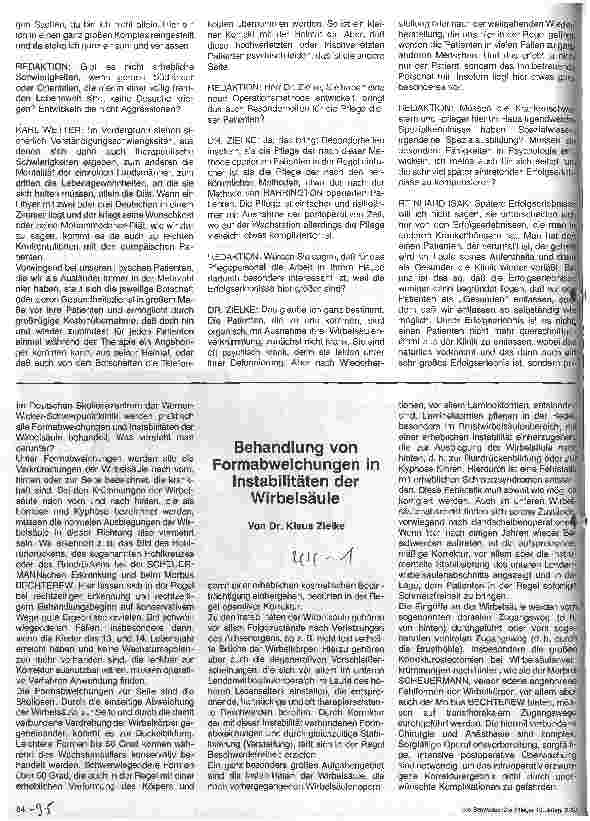 Vorschauseite 1: Behandlung von Formabweichungen in Instabilitäten der Wirbelsäule