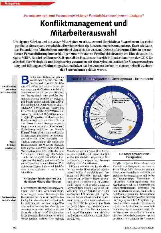 Vorschauseite 1: Konfliktmanagement und Mitarbeiterauswahl Personalauswahl und Personalentwicklung