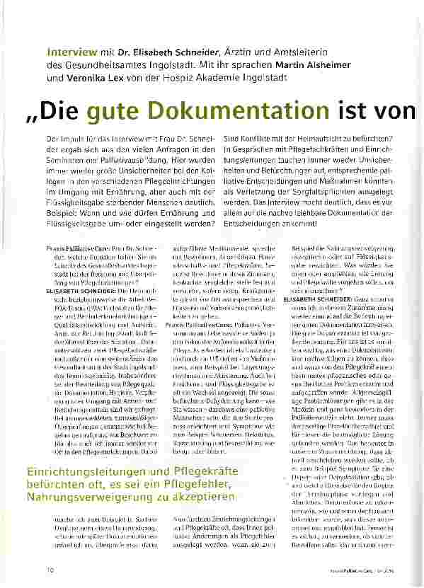 Vorschauseite 1: Die gute Dokumentation ist von großer Bedeutung
