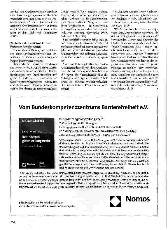 Vorschauseite 4: Vom Beruf zur Profession Die »Qualitätsziele der Wohlfahrtsverbände« im Lichte der Profession Sozialer Arbeit