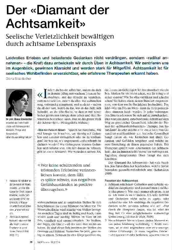 Vorschauseite 1: Der «Diamant der Achtsamkeit«