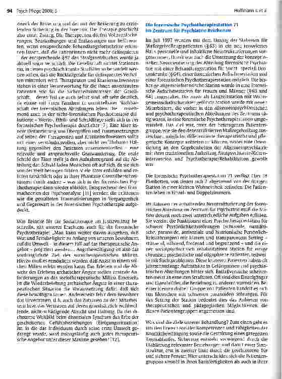 Vorschauseite 2: Gruppenpsychotherapie auf einer forensischen Psychotherapiestation Ein Werkstattbericht